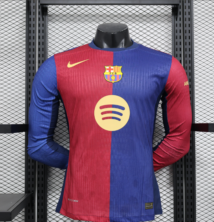 Tricou FC Barcelona, sezonul 2024-2025, maneca lunga sau scurta