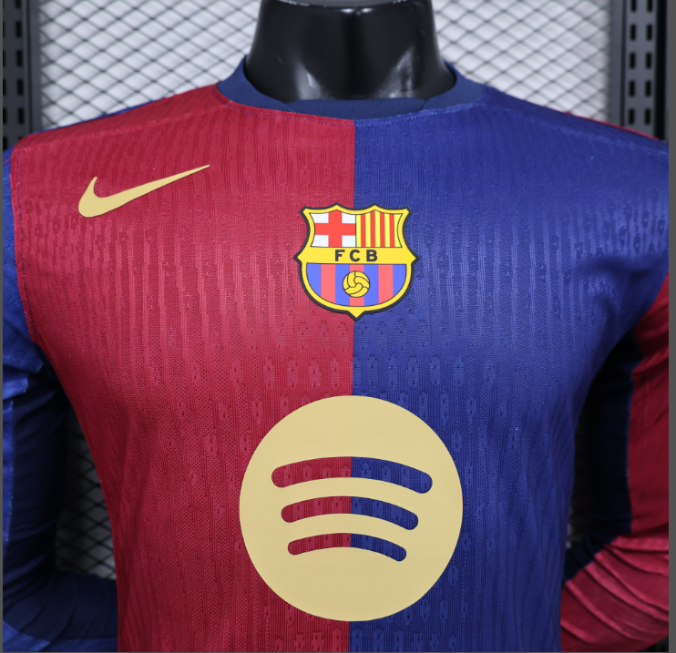 Tricou FC Barcelona, sezonul 2024-2025, maneca lunga sau scurta