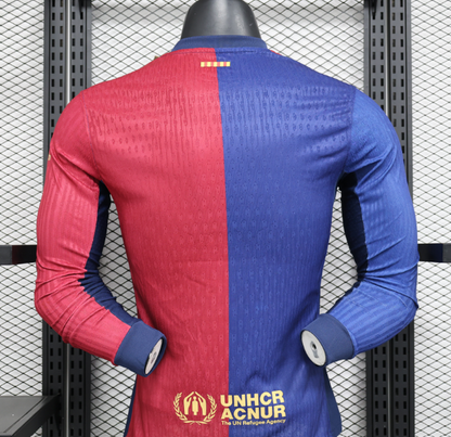 Tricou FC Barcelona, sezonul 2024-2025, maneca lunga sau scurta